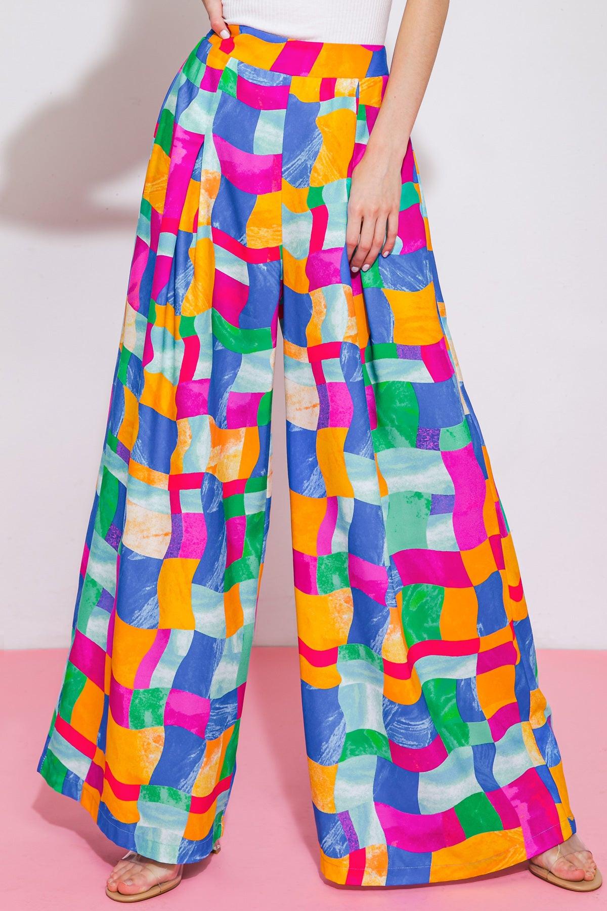 LOVELY STATEMENT WOVEN PANTS Flying Tomato
