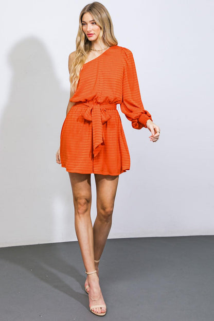 UNEXPECTED SURPRISE WOVEN ROMPER Flying Tomato