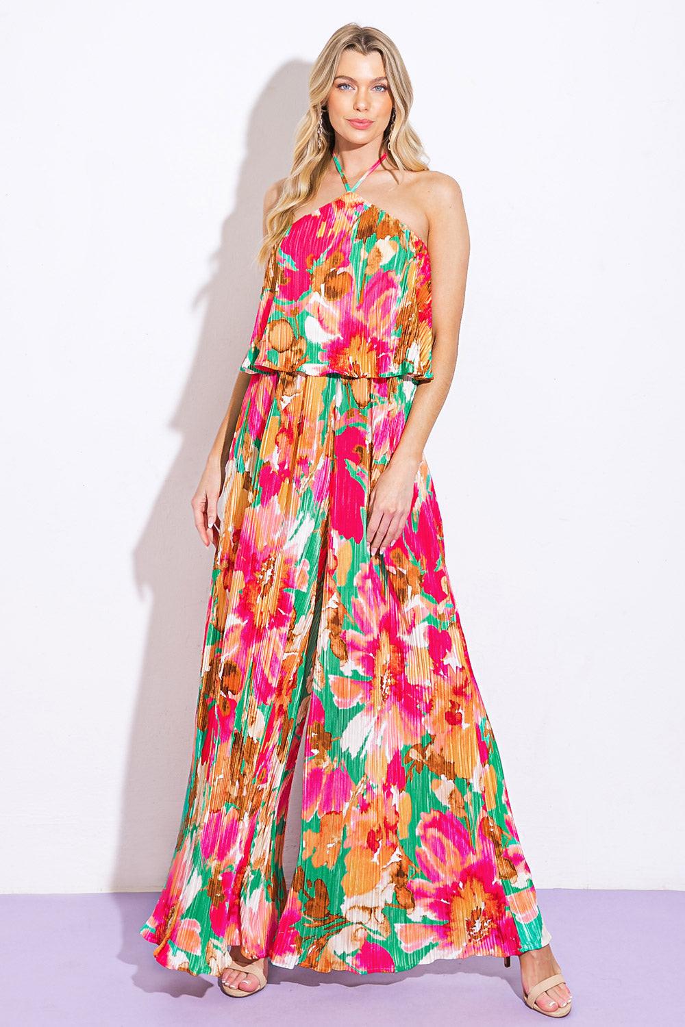 SWING OF THINGS PLISSE JUMPSUIT Flying Tomato
