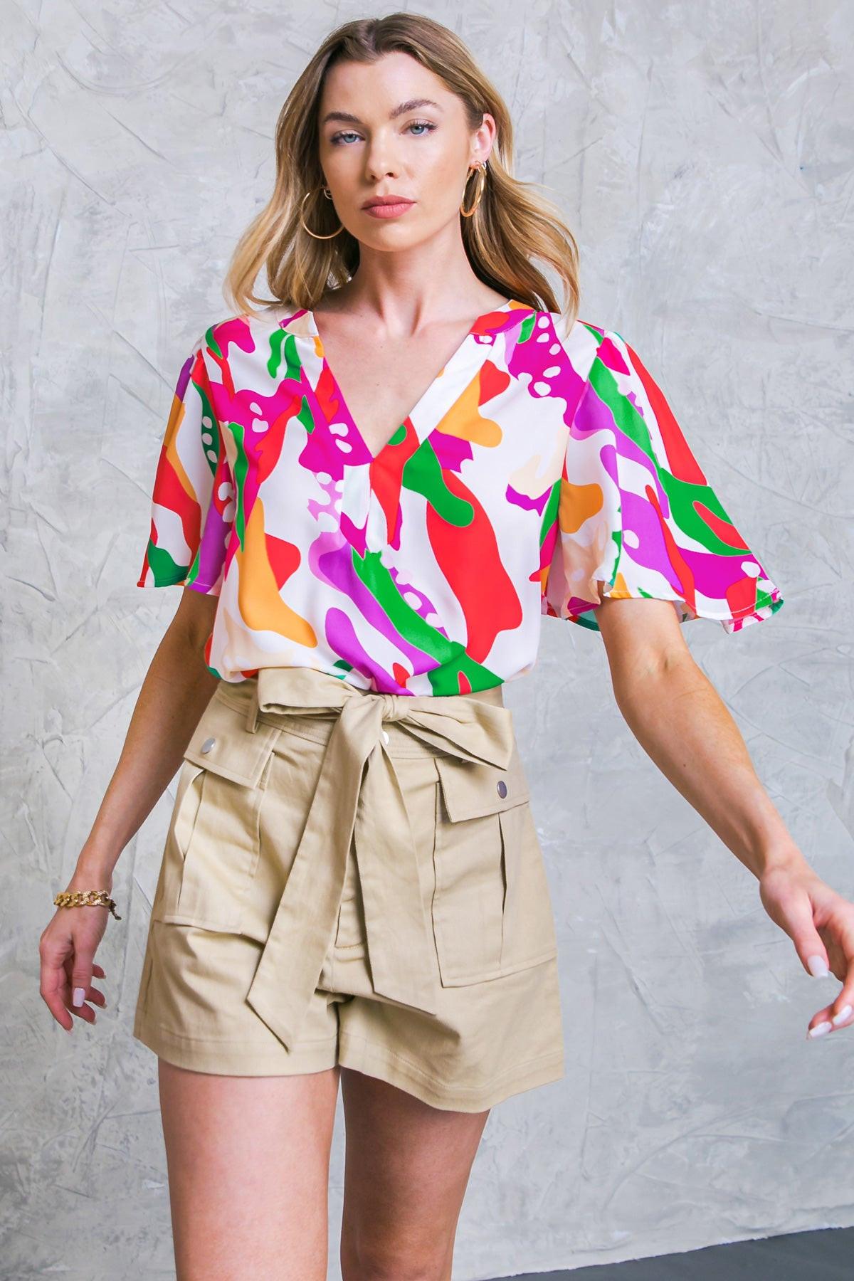 STYLISH SUMMER WOVEN TOP Flying Tomato