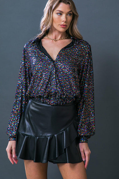 FREEDOM CALLS SEQUIN TOP Flying Tomato