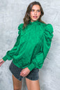 STOLEN GLANCES SATIN TOP Flying Tomato