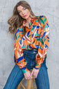 FEELS LIKE FALL WOVEN TOP Flying Tomato
