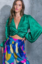 DARLING PERSONALITY WOVEN TOP Flying Tomato
