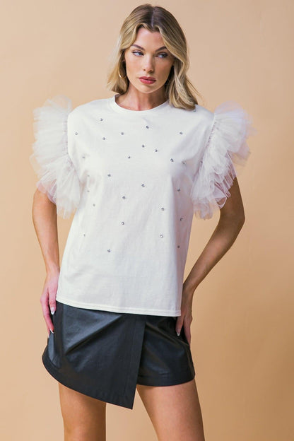 ICONIC BEAUTY KNIT TOP Flying Tomato