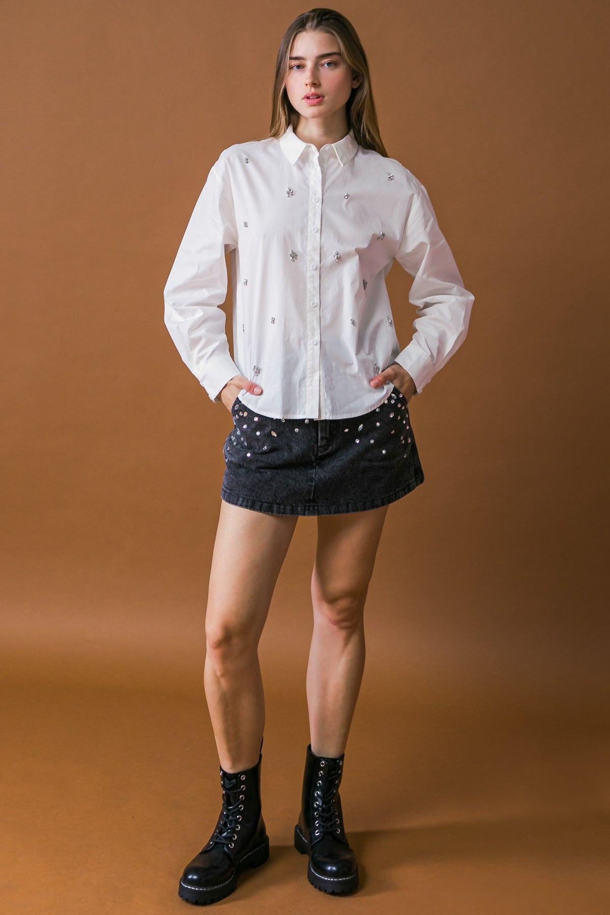 HIT OR MISS POPLIN SHIRT Flying Tomato