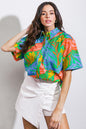 ONE STEP AT A TIME WOVEN TOP Flying Tomato