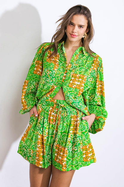 ALL OF MY LOVE WOVEN TOP Flying Tomato