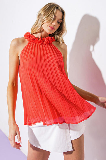 HOW SWEET IT IS WOVEN TOP Flying Tomato