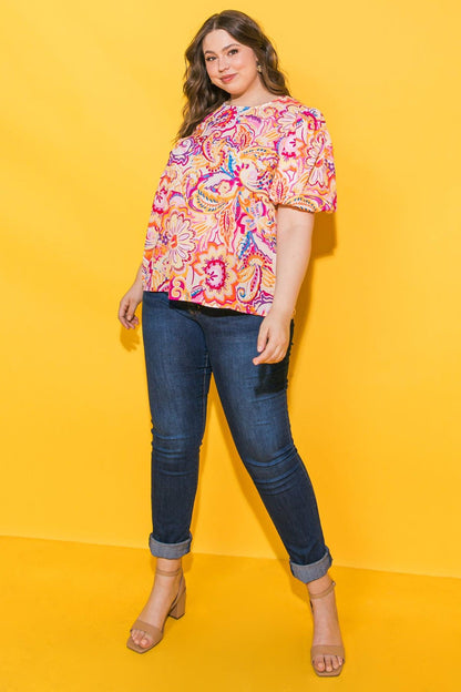 READY TO RUN WOVEN TOP Flying Tomato