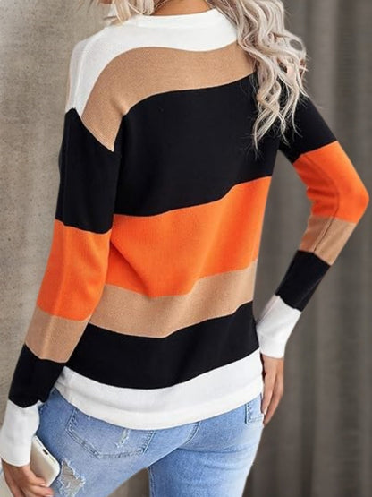 Women’s Striped Color Block Hoodie FitiqueFit