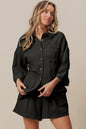BiBi Crinkle Gauze Shirt and Short Set West2East Surf