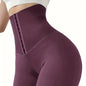 Women'S High-Waist Double-Breasted Tummy Control Leggings - Thickened, Stretchy, Button Closure, Olive Green, Long Length, All-Season Skinny Jeans for Butt Lifting & Belly Smoothing, High Waisted Leggings, Butt Lifting Appare NovaCart