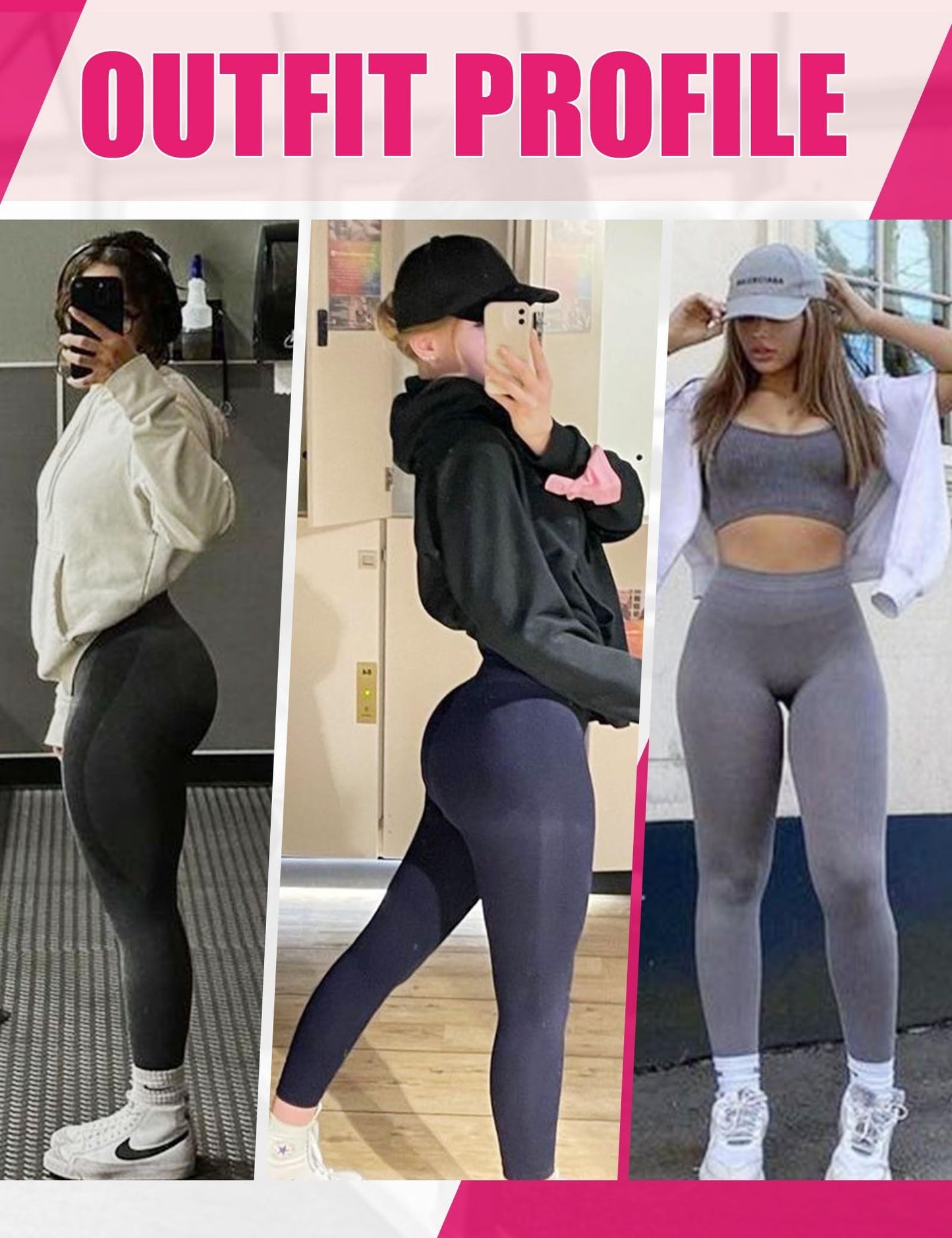 High-waisted seamless cropped leggings FitiqueFit