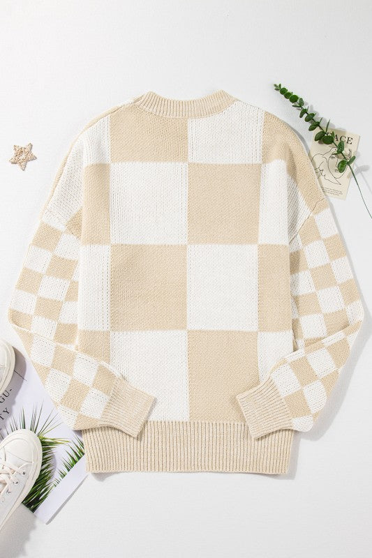 Abigail Print Drop Shoulder Sweater Shop Style & More | Fresh Looks, Everyday Deals & Free Shipping