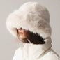 Women’s Oversized Furry Fisherman Hat – Mongolian Style Winter Hat FitiqueFit