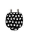 Dog Paw Print Car Covers for Front And Back s NovaCart