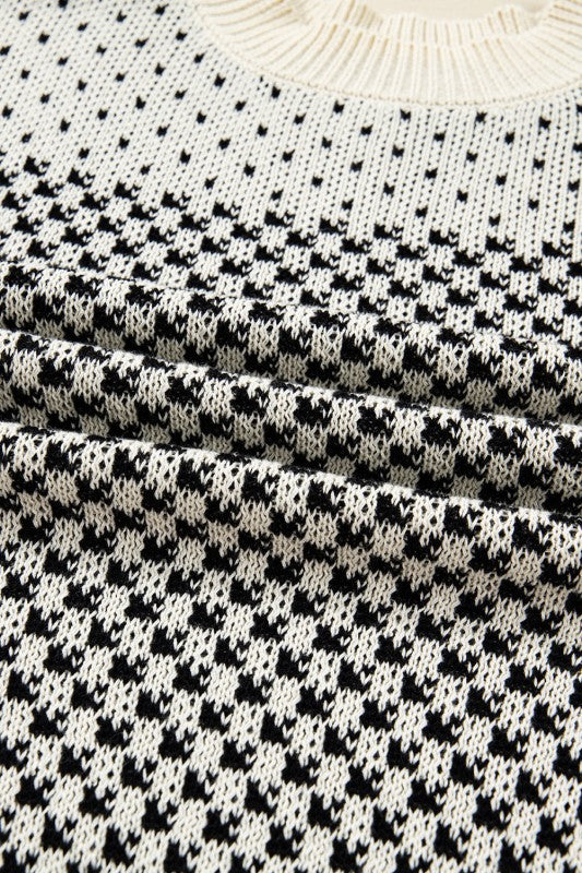 Dotted Colorblock Lantern Sleeve Sweater Shop Style & More | Fresh Looks, Everyday Deals & Free Shipping