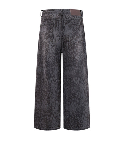 NOIR FLORAL DENIM