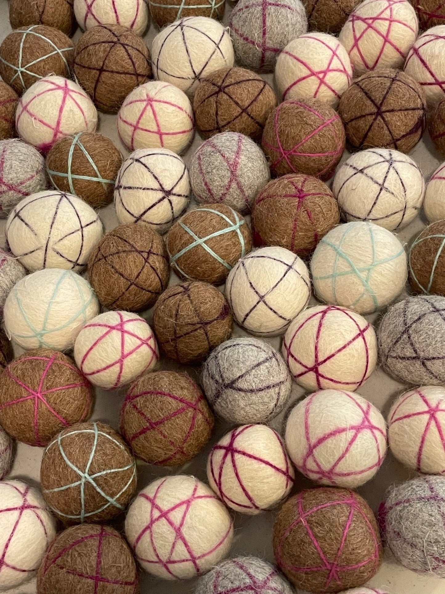Fancy Decorative Alpaca Dryer Balls Purely Alpaca