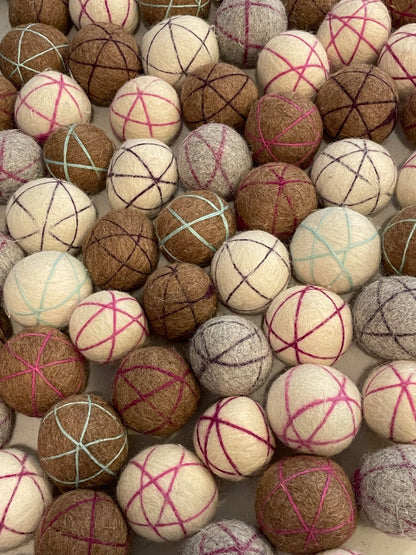 Fancy Decorative Alpaca Dryer Balls Purely Alpaca