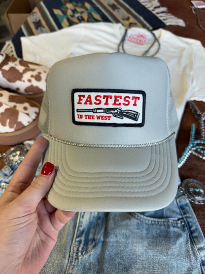 Fastest in the West Patch Trucker Hat Wild Junkie