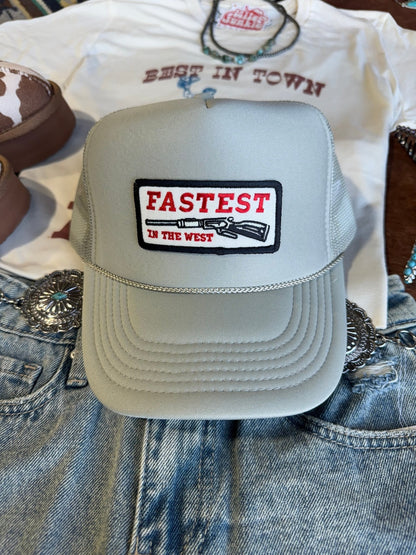 Fastest in the West Patch Trucker Hat Wild Junkie