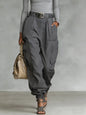 Women’s High-Waist Loose Fit Wide-Leg Casual Trousers FitiqueFit