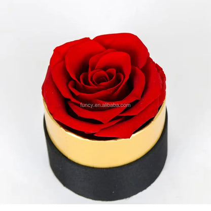 Elegant Custom Logo Preserved Roses Gift Box - Perfect for Mother's Day and Special Occasions