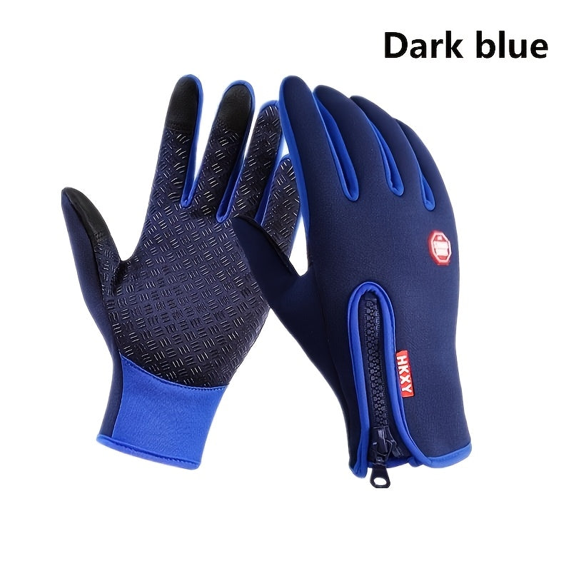 Men'S and Women'S Outdoor Touchscreen Windproof Gloves - Full-Finger Design, Warm-Keeping, Gloves for Cold Weather, Winter Gloves|Stylish Glove Design|Warm Gloves NovaCart
