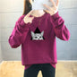 Cartoon Round Neck Top Trendy Plus Size Women's Clothing See size chart under “more details” The Fashion Celestial