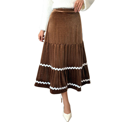Mid-length Lace Skirt Women's Clothing Grayceful LLC