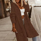 Women's Textured Hooded Longline Jacket FitiqueFit