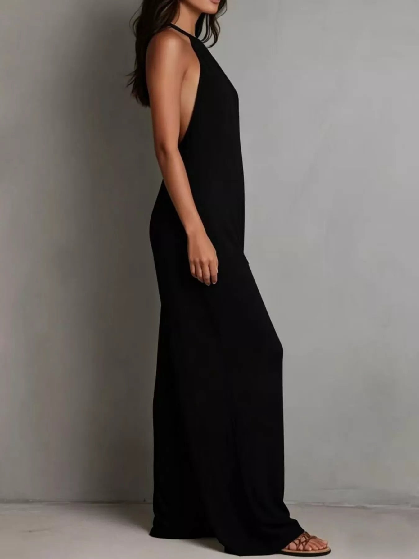 Sleeveless Wide Leg Jumpsuit New Era Fashion LLc