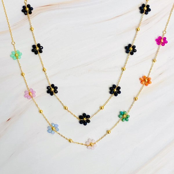 Flower Field Romance Beaded Necklace Shop Style & More | Fresh Looks, Everyday Deals & Free Shipping