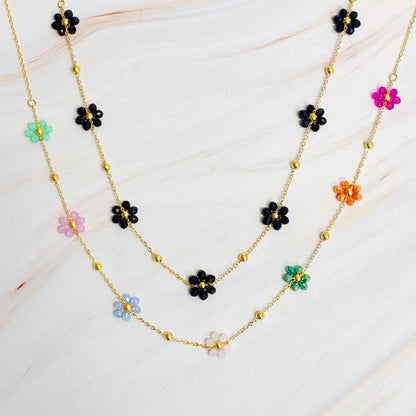 Flower Field Romance Beaded Necklace Shop Style & More | Fresh Looks, Everyday Deals & Free Shipping