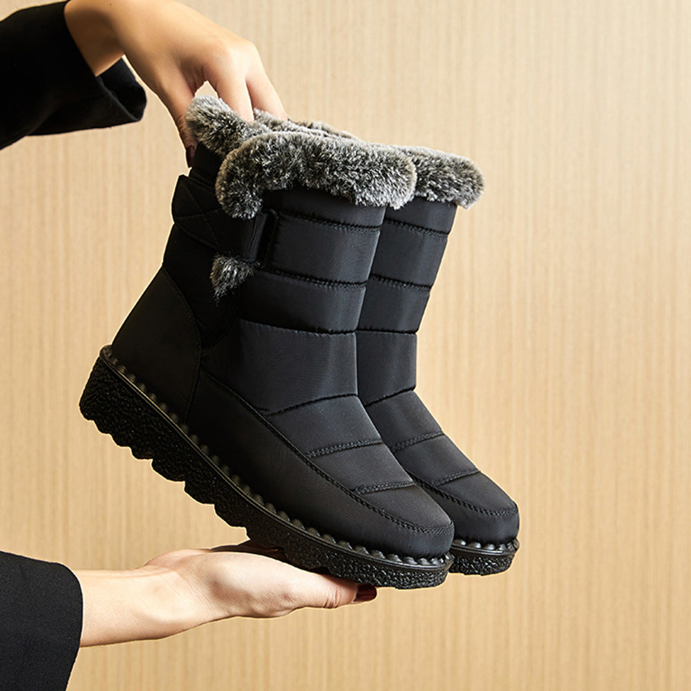 Women’s Waterproof Plush Snow Boots FitiqueFit