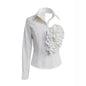 White Blouse With A One-shoulder TOP See size chart under “more details” The Fashion Celestial
