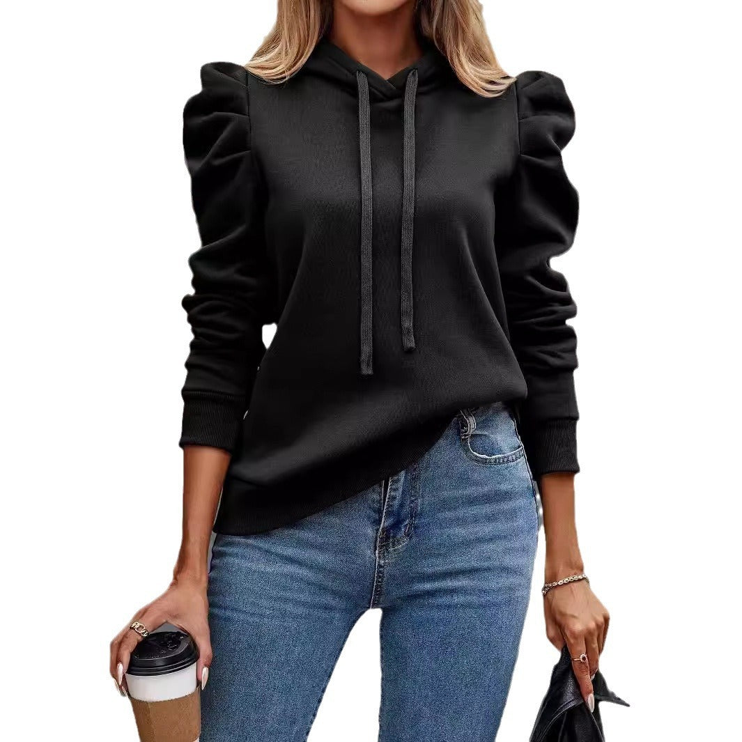Solid Color Long-sleeved Casual Women's Top Sweater Grayceful LLC