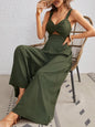 Loose Overall One Piece Jumpsuit With Spaghetti Straps Grayceful LLC