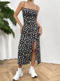 Slit Spaghetti Strap Midi Dress New Era Fashion LLc