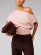 One Shoulder Crop T-Shirt New Era Fashion LLc