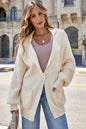Solid Lapel Collar Single Button Sweater Cardigan Shop Style & More | Fresh Looks, Everyday Deals & Free Shipping
