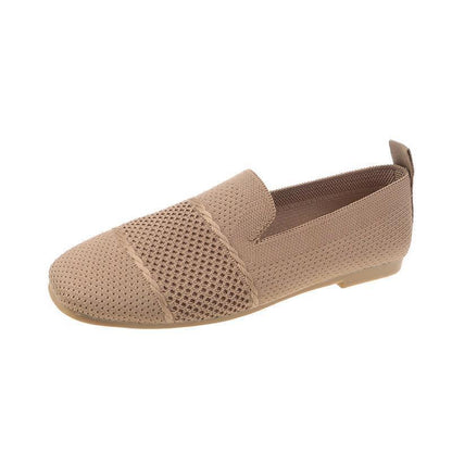 Women's Breathable Flyknit Casual Flat Shoes FitiqueFit