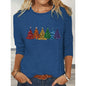 Women’s Christmas Shirt | Cute Christmas Tree Graphic Tee FitiqueFit