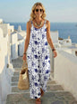 Women's 3D Printed Casual Jumpsuit – Beach & Vacation Style FitiqueFit