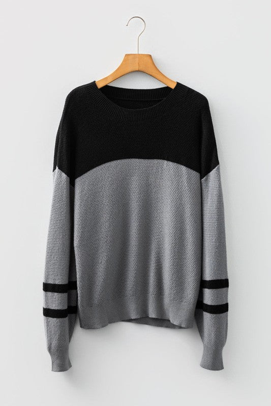 Colorblock Stripe Long Sleeve Sweater Shop Style & More | Fresh Looks, Everyday Deals & Free Shipping