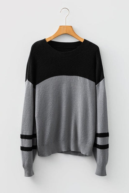 Colorblock Stripe Long Sleeve Sweater Shop Style & More | Fresh Looks, Everyday Deals & Free Shipping