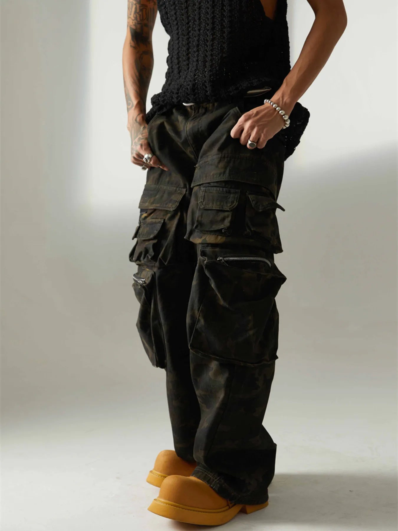 Men's Camouflage Cargo Jeans New Era Fashion LLc