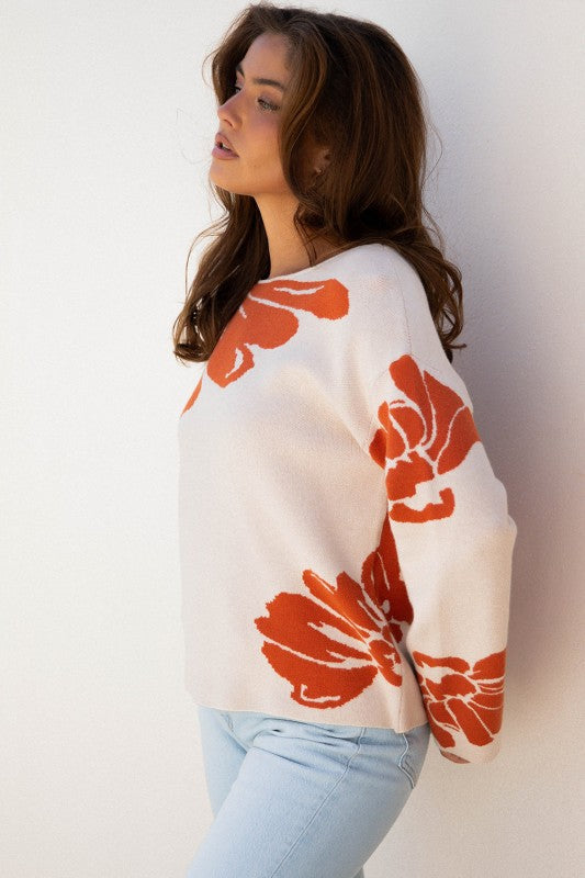 Floral Wide Sleeve Sweater Shop Style & More | Fresh Looks, Everyday Deals & Free Shipping